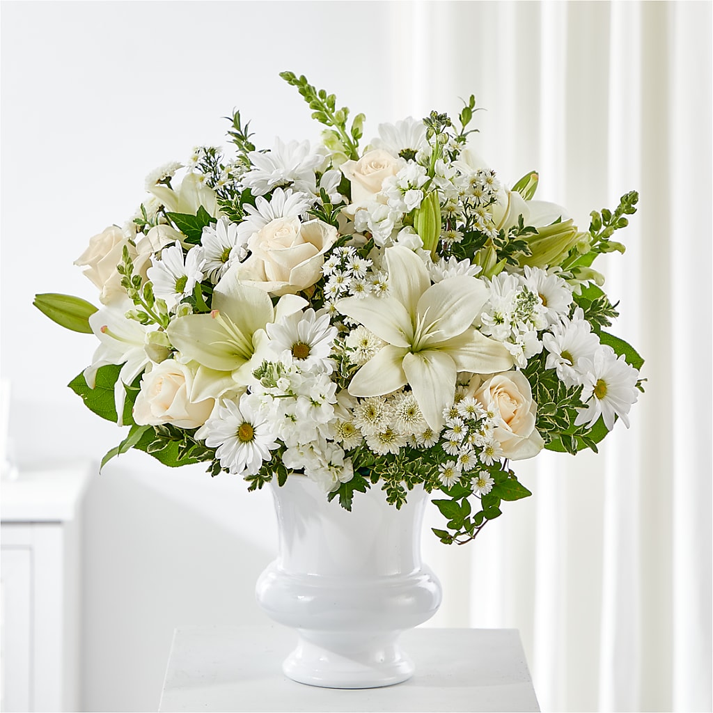Uplifting Urn Arrangement –  New Rochelle Florist, New Rochelle NY