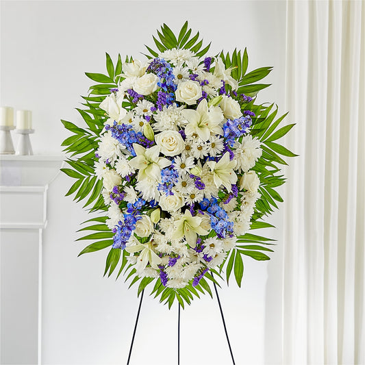 At Rest Standing Spray –  New Rochelle Florist, New Rochelle NY