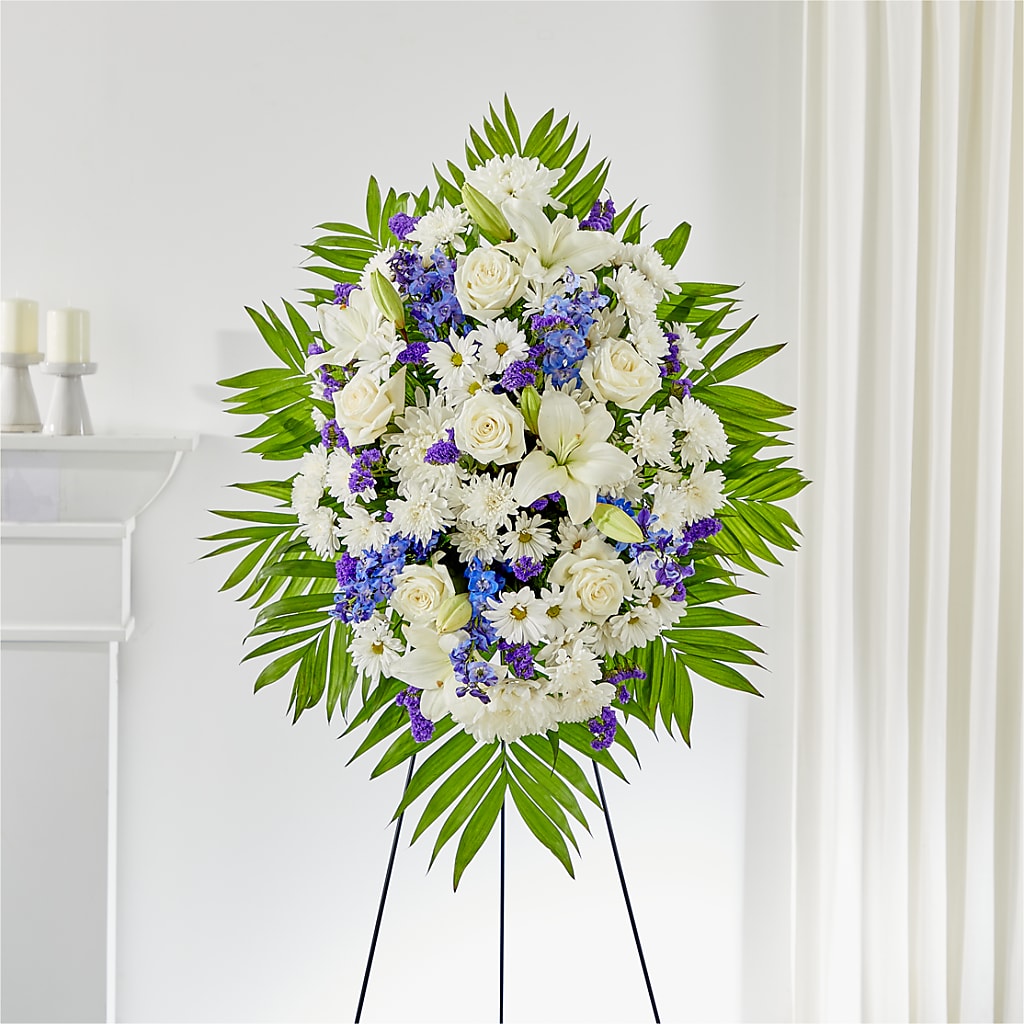 At Rest Standing Spray –  New Rochelle Florist, New Rochelle NY