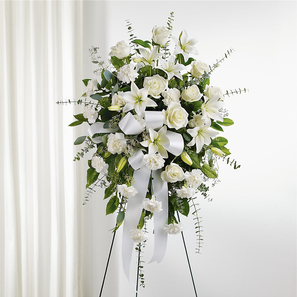 With Care Standing Spray –  New Rochelle Florist, New Rochelle NY