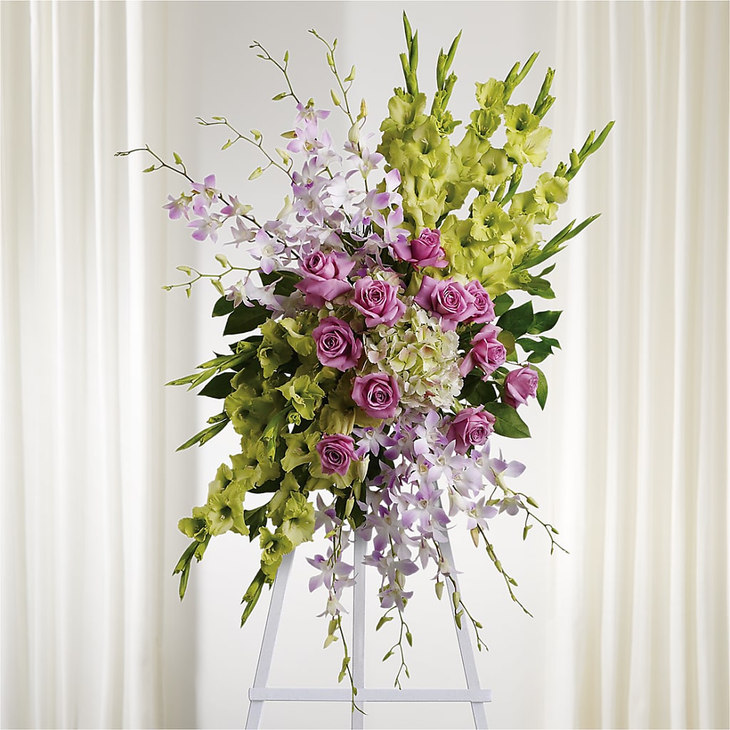 Lasting Legacy Standing Spray –  New Rochelle Florist, New Rochelle NY