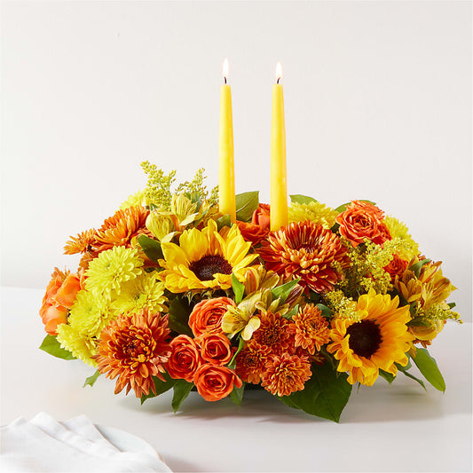 Autumn Harmony Centerpiece –  New Rochelle Florist, New Rochelle NY