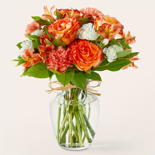 Apricot Glow Bouquet –  New Rochelle Florist, New Rochelle NY