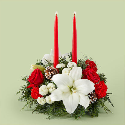 Seasonal Festivities Centerpiece –  New Rochelle Florist, New Rochelle NY