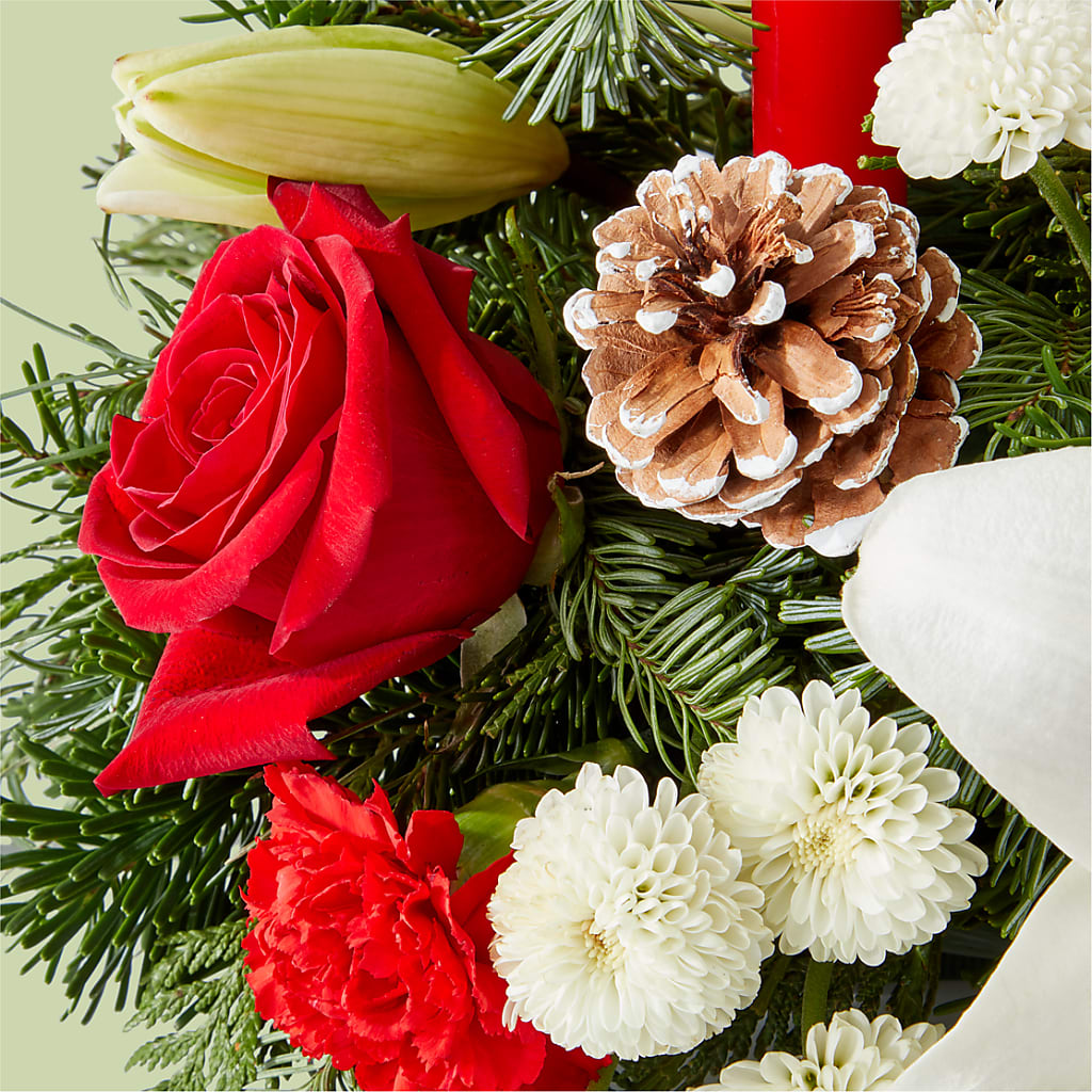 Seasonal Festivities Centerpiece –  New Rochelle Florist, New Rochelle NY