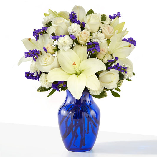 Sapphire Rush Bouquet –  New Rochelle Florist, New Rochelle NY