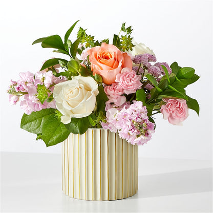 French Market Bouquet with Ivory Vase –  New Rochelle Florist, New Rochelle NY