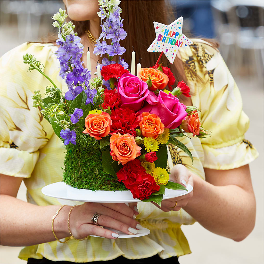 Best Year Yet Floral Cake –  New Rochelle Florist, New Rochelle NY
