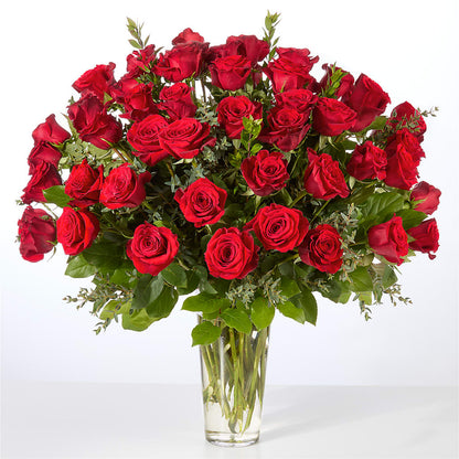 Forever Yours Fifty Stem Red Rose Bouquet –  New Rochelle Florist, New Rochelle NY