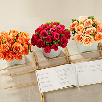 Dawn Rose Centerpiece –  New Rochelle Florist, New Rochelle NY